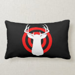 Deer Hunting Target Practice Throw Pillow