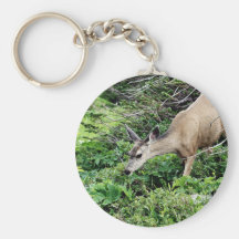 Deer in the Woods Key Chain