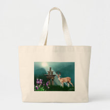 DEER & INUKSHUK Collection Canvas Bag