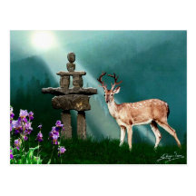 DEER & INUKSHUK Collection Post Cards