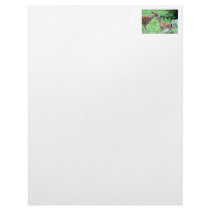 Deer Kissing Fawn Letterhead Template