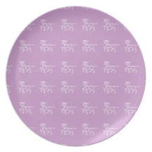 Deer Shape Design Party Plates