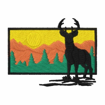 Deer Silhouette by ZazzleEmbroidery