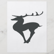 Deer Silhouette Full Color Flyer