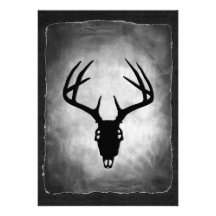 Deer Skull invitation