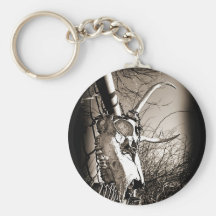 Deer Skull Keychain