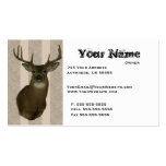 Deer Taxidermy Business Cards