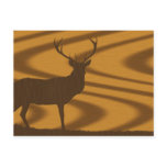 deer & wood-grain post cards
