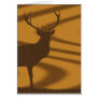 deer & woodgrain greeting card