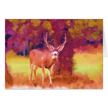 Deer, Yosemite National Park Greeting Card