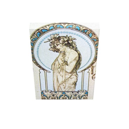 Déesse bleue impression sur toile