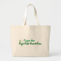 Déesse de jardin sacs en toile