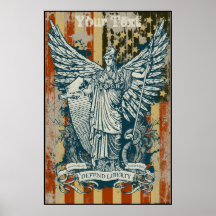 Déesse de Libertas d'affiche de liberté