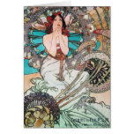 Déesse de Nouveau d'art Carte De Vœux