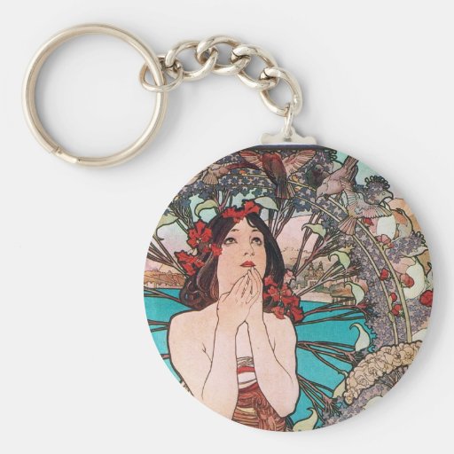 Déesse de Nouveau d'art Porte-clé