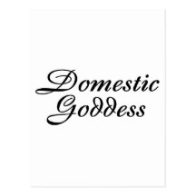 Déesse domestique carte postale