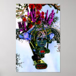 Déesse fantastique de fleur posters