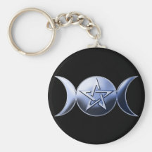 Déesse lunaire Keychain Porte-clés
