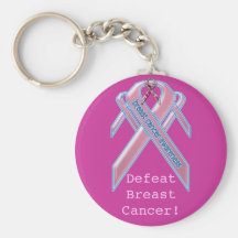Defeat Breast Cancer Keychain