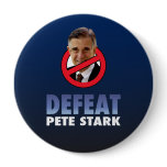 Defeat Pete Stark Button