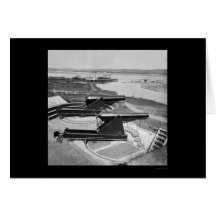 Defence Guns in Alexandria, VA 1862 Greeting Card