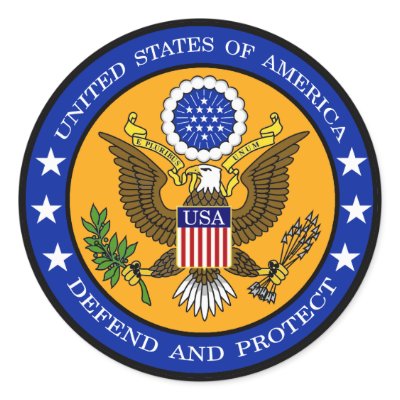 Defend And Protect 3 Round Sticker by SuperiorGraphics