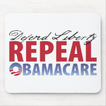 Defend Liberty Repeal Health Care Mouse Pad