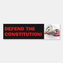 Defend the Constitution Bumper Sticker