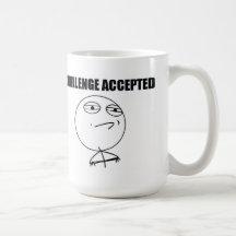 Défi admis tasses