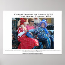 Défilé de festival de Thomas Alva Edison Poster