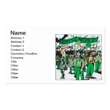 Défilé de Jour de la Saint Patrick Modèles De Cartes De Visite
