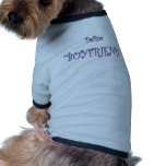 Define Boyfriend in Purple text Pet Shirt