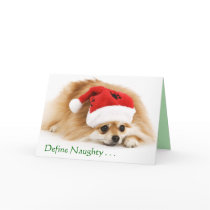 Define Naughty Christmas card
