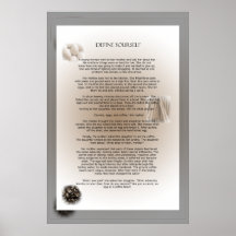 Define Yourself Poster
