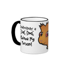 Definitely a Guinea Pig Person (scruffy) Coffee Mugs