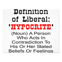 Définition de libéral = d'hypocrite faire-part personnalisé