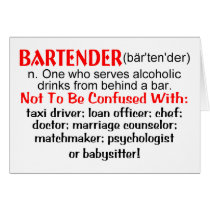 Definition of a Bartender
