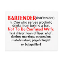 Definition of a Bartender