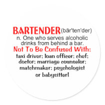 Definition of a Bartender