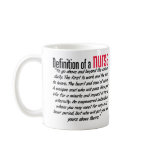 Definition of a Nurse Coffee Mug