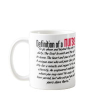 Definition of a Nurse Coffee Mug
