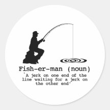 Definition of Fisherman Round Stickers