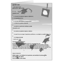 Definition of Graduate Cards