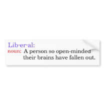 Definition of Liberal Bumper Sticker