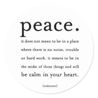 Definition of Peace Round Stickers by sharonsevere