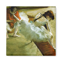 Degas painting Gallery Player ballet ballerina art Refrigerator Magnets