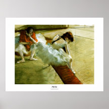 Degas painting Gallery Player ballet ballerina art Posters