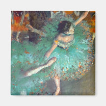 Degas - The Green Dancers Refrigerator Magnet