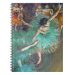 Degas - The Green Dancers Spiral Notebook