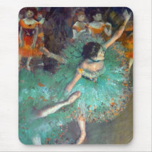 Dégazez - les danseurs verts tapis de souris